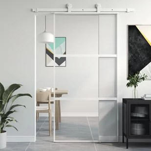 Drzwi przesuwne, złote, 102,5x205cm, szkło hartowane, aluminium 8721012120402 - Drzwi wewnętrzne - miniaturka - grafika 1
