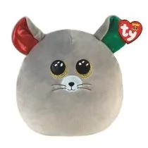 Ty Squish-a-Boos Chipper szara mysz 22cm 458279 - Maskotki i pluszaki - miniaturka - grafika 1