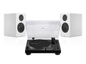Zestawy stereo - Audio-Technica AT-LP120XBT-USB (czarny) + A28 (biały) - miniaturka - grafika 1