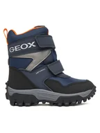 Buty dla chłopców - Geox Śniegowce J Himalaya B Abx J46FRE 0FU50 C0659 M Granatowy - miniaturka - grafika 1