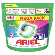 Środki do prania - Ariel Kapsułki do prania All in One Power Color 66 szt 34022091 - miniaturka - grafika 1