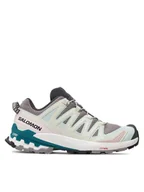 Buty trekkingowe damskie - Salomon Trekkingi Xa Pro 3D V9 L47118900 Szary - miniaturka - grafika 1
