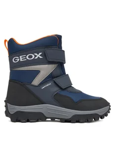 Geox Śniegowce J Himalaya B Abx J46FRE 0FU50 C0659 D Granatowy - Buty dla chłopców - miniaturka - grafika 1