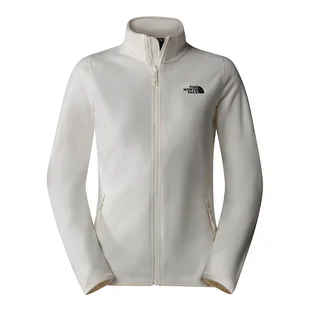 Bluza The North Face 100 Glacier Full-Zip Fleece 0A855O4HP1 - biała - Bluzy damskie - miniaturka - grafika 1