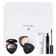 Zestawy kosmetyków damskich - Dr. Hauschka Every Day Beauty zestaw paleta cieni do powiek i brwi 5.3g + podkład do twarzy 30ml + transparentny puder sypki 12g + tusz do rzęs 6ml - miniaturka - grafika 1