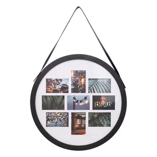Multirama na zdjęcia okrągła na pasku AYA, 9 fotografii - Ramki na zdjęcia - miniaturka - grafika 1
