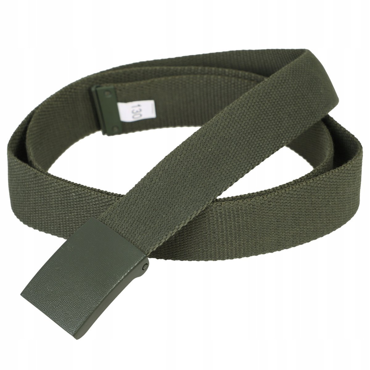 Pasek Męski Wojskowy BW BUNDESWEHR MFH 130cm Klamra Zaciskana Olive