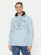 Bluzy męskie - Tom Tailor Bluza 1043292 Niebieski Regular Fit - miniaturka - grafika 1