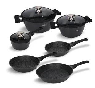 Zestaw garnków i patelni 9 el. Black Stone Zwieger - Zestawy garnków i patelni - miniaturka - grafika 1