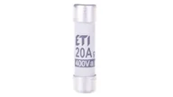 Bezpieczniki elektryczne - Eti-Polam Wkładka bezpiecznikowa cylindryczna 8x32mm 20A gG 400V CH8 002610011 002610011 - miniaturka - grafika 1