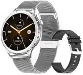 Smartwatch - Rubicon KF02 Srebrny - miniaturka - grafika 1