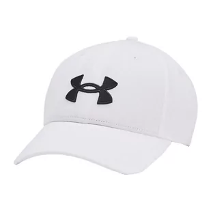 Czapka z daszkiem męska Under Armour Blitzing Adj biała 1376701 OS - Czapki damskie - miniaturka - grafika 1