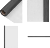 Moskitiery - vidaXL Moskitiera z włókna szklanego 112x500 cm czarna - moskitiera - siatka na muchy - moskitiera - ochrona przed komarami - miniaturka - grafika 1