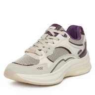 Sneakersy damskie - Sneakersy MEXX MI001013951W Beżowy - miniaturka - grafika 1