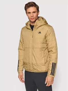 Kurtki męskie - Adidas Kurtka puchowa Itavic GT1683 Beżowy Regular Fit - grafika 1