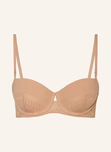 Calvin Klein Biustonosz Balkonetka Minimalist Lace beige - Biustonosze - miniaturka - grafika 1