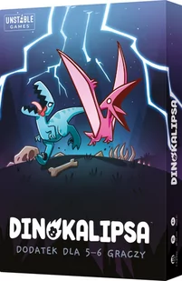 Dinokalipsa. Dodatek dla 5-6 graczy - Gry planszowe - miniaturka - grafika 1