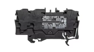 WAGO Terminal przepustowy WAGO 6.20 mm Sprężynowe czarny 2004-1305 50 szt 2004-1305 - Kostki, złączki, wtyczki - miniaturka - grafika 1