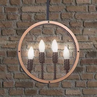 Lampy sufitowe - Polux Lampa wisząca 4x12W E14 LED IL MIO Arete 312907 SANICO - miniaturka - grafika 1