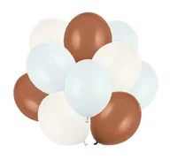 Balony i akcesoria - Zestaw balonów BEŻOWE balony BOHO - miniaturka - grafika 1