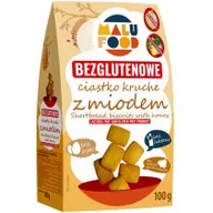 Ciastka - Malu Food Ciastka kruche z miodem bezglutenowe 100 g - miniaturka - grafika 1