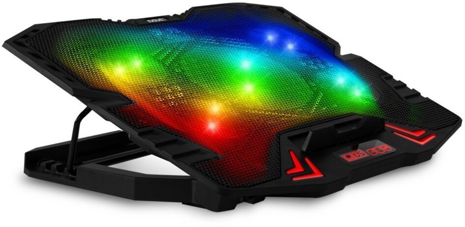 Evolveo Ania 5RGB podkładka chłodząca do laptopa 5x wentylator podświetlenie RGB