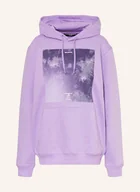 Bluzy męskie - Salomon Bluza Z Kapturem Canopy lila - SALOMON - miniaturka - grafika 1