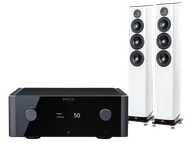 Zestawy stereo - Rotel Michi X5 S2 (czarny) + Vela FS409.2 (biały) - miniaturka - grafika 1