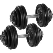 Hantle i ciężarki - MOVIT Zestaw hantli żeliwnych - 2 x 30 kg - miniaturka - grafika 1