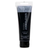 Farby i media malarskie - CREADU, Farba akrylowa, czarny, 120 ml - miniaturka - grafika 1