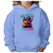 Bluzy dla dziewczynek - BLUZA DZIECIĘCA 67 SIX SEVEN VIRAL CAPYBARA 110-116 CHŁOPIĘCA DZIEWCZĘCA - miniaturka - grafika 1