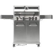Grille gazowe - GRILL GAZOWY 4+1 STAL NIERDZEWNA 14,2KW, Z SZYBĄ - miniaturka - grafika 1