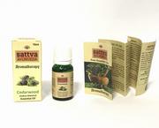 Aromaterapia - Sattva Aromatherapy Essential Oil olejek eteryczny Cedarwood 10ml - miniaturka - grafika 1