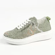 Sneakersy damskie - Suzana Jasno zielone przewiewne sportowe buty damskie SUZANA 1106 - Suzana - miniaturka - grafika 1