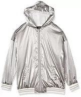 Kurtki i płaszcze dla dziewczynek - IKKS JUNIOR Czapka chłopięca Blouson, Dark Silver, 12 Lata - miniaturka - grafika 1