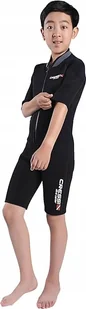 Cressi dzieci Endurance Junior 5 MM neoprenu Shorty 3 MM do nurkowania i schnorchler, czarny JLV478004 - Pływanie - miniaturka - grafika 1