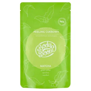 BodyBoom Peeling Cukrowy Matcha 100g BODY-5799 - Peelingi do ciała - miniaturka - grafika 3
