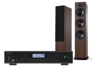 Rotel A14 MkII (czarny) + Tesi 6 (mokka) - Zestawy stereo - miniaturka - grafika 1