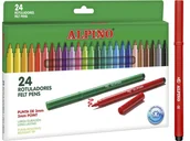 Kredki, ołówki, pastele i pisaki - Alpino alpino ar001003 Pack 24 flamastrów Fineliner sortowane kolorystycznie AR001003 - miniaturka - grafika 1