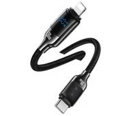 Kable USB - USAMS USB-C do Lightning 30W 1,2m Digital Display Zinc Alloy Fast Charging Data Cable HX Series - miniaturka - grafika 1