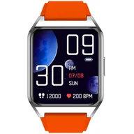 Smartwatch - Rubicon RNCE89 Pomarańczowy - miniaturka - grafika 1