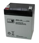 Akcesoria i części modelarskie - MW POWER Akumulator Pb 12V 5Ah bezobsługowy (waga 1.4kg, max. prąd ład. 1.5A, max. prąd rozład. 50A) AP_137102 - miniaturka - grafika 1