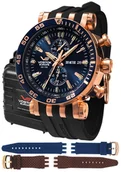 Zegarki męskie - Zegarek Vostok Europe VK61575B590SB Energia Chrono Line - miniaturka - grafika 1