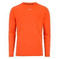 Koszulki męskie - Męska Koszulka z długim rękawem CRAFT ADV ESSENCE LS TEE 2 M 1914793-573000 – Pomarańczowy - miniaturka - grafika 1
