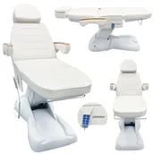 Fotele kosmetyczne - Fotel kosmetyczny elektryczny do salonu kosmetycznego pedicure 3 siłowniki - miniaturka - grafika 1