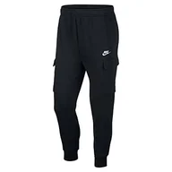 Spodenki męskie - Nike męskie spodnie dresowe M Nsw Club Pant Cargo Bb czarny czarny/czarny/bia?y XX-L - miniaturka - grafika 1