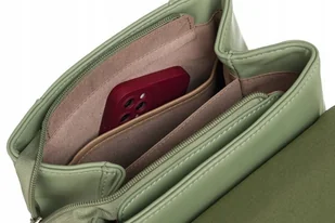 Klasyczny Plecak Damski Ze Skóry Ekologicznej Lumarko! - Plecaki - miniaturka - grafika 7