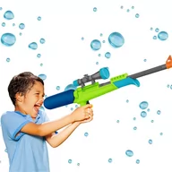 Zabawki militarne - DUŻY KARABIN PISTOLET NA WODĘ BROŃ WODNA ZABAWKA ZESTAW ŚMINGUS-DYNGUS - miniaturka - grafika 1