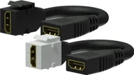 Złącza, przejściówki, adaptery - Adapter AV Procab HDMI - HDMI biały VCK450/W - miniaturka - grafika 1