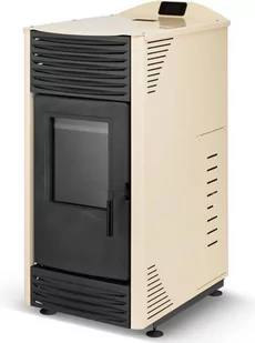 Piec kominek kocioł na pellet 4,3-14,3kW z płaszczem wodnym 2,4-12,2kW (kolor: beż) - spełnia anty-smogowy EkoProjekt 99681705 - Piece wolnostojące - miniaturka - grafika 1
